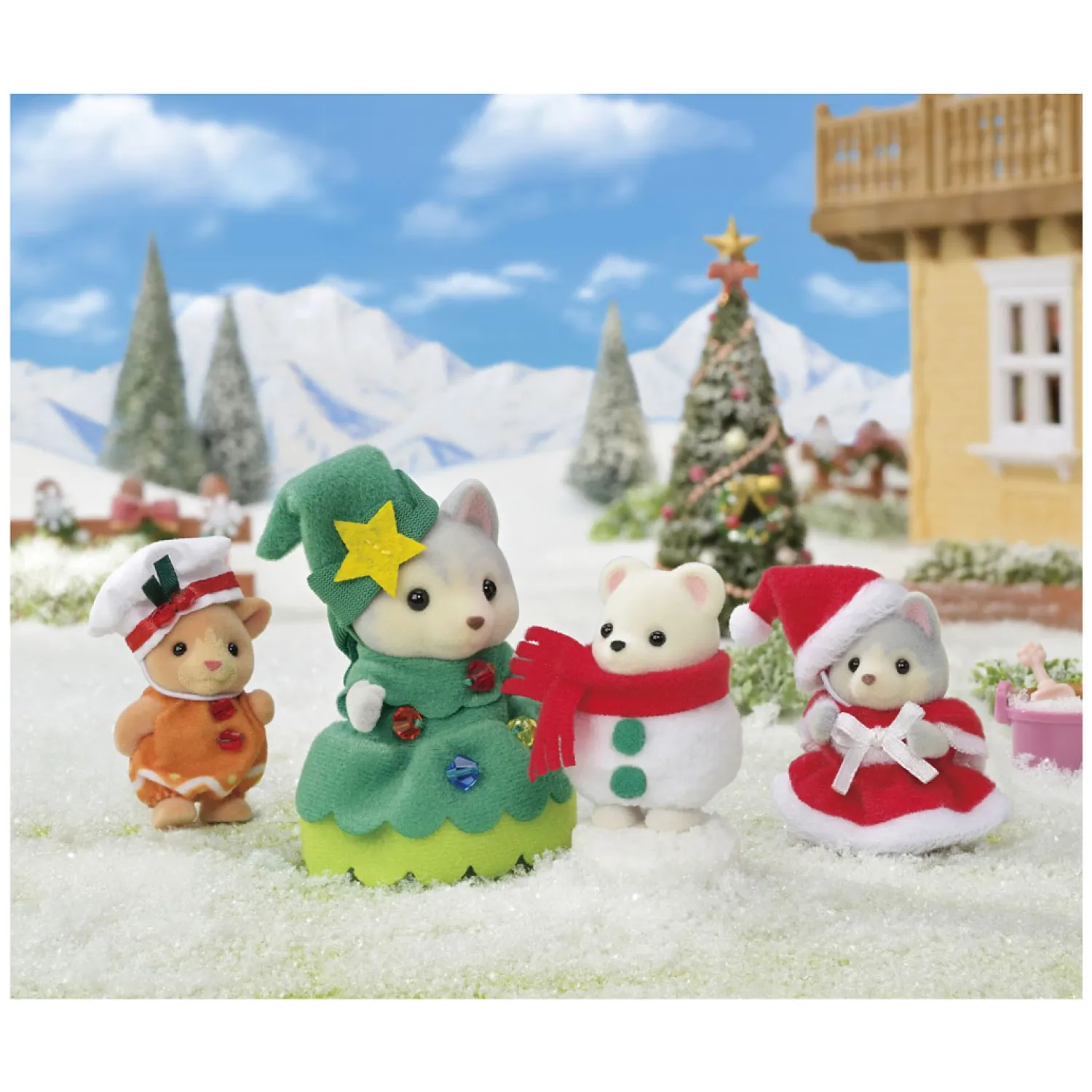 5710 Vrolijke Kerstvrienden>Sylvanian Families Hot