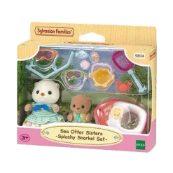 5804 Zeeotter Zussen Splashy Snorkel set-Sylvanian Families