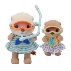 5804 Zeeotter Zussen Splashy Snorkel set-Sylvanian Families