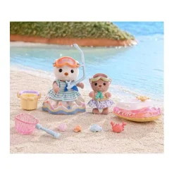 5804 Zeeotter Zussen Splashy Snorkel set-Sylvanian Families