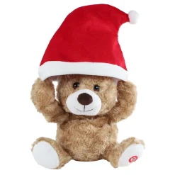 Take Me Home Dansende Beer met Kerstmuts en Muziek New