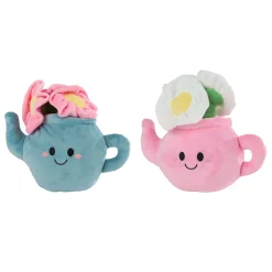 Knuffel Plant Pluche - Theepot met Bloemen, 18cm>Take Me Home Sale