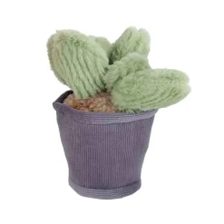 Take Me Home Knuffel Plant Pluche - Donkergrijze Pot Lichtgroen Blad Hot