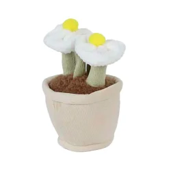 Take Me Home Knuffel Plant Pluche - Witte Pot Gele Bloemen> Clearance