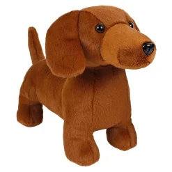 Knuffel Pluche - Teckel Lichtbruin, 33cm-Take Me Home Best