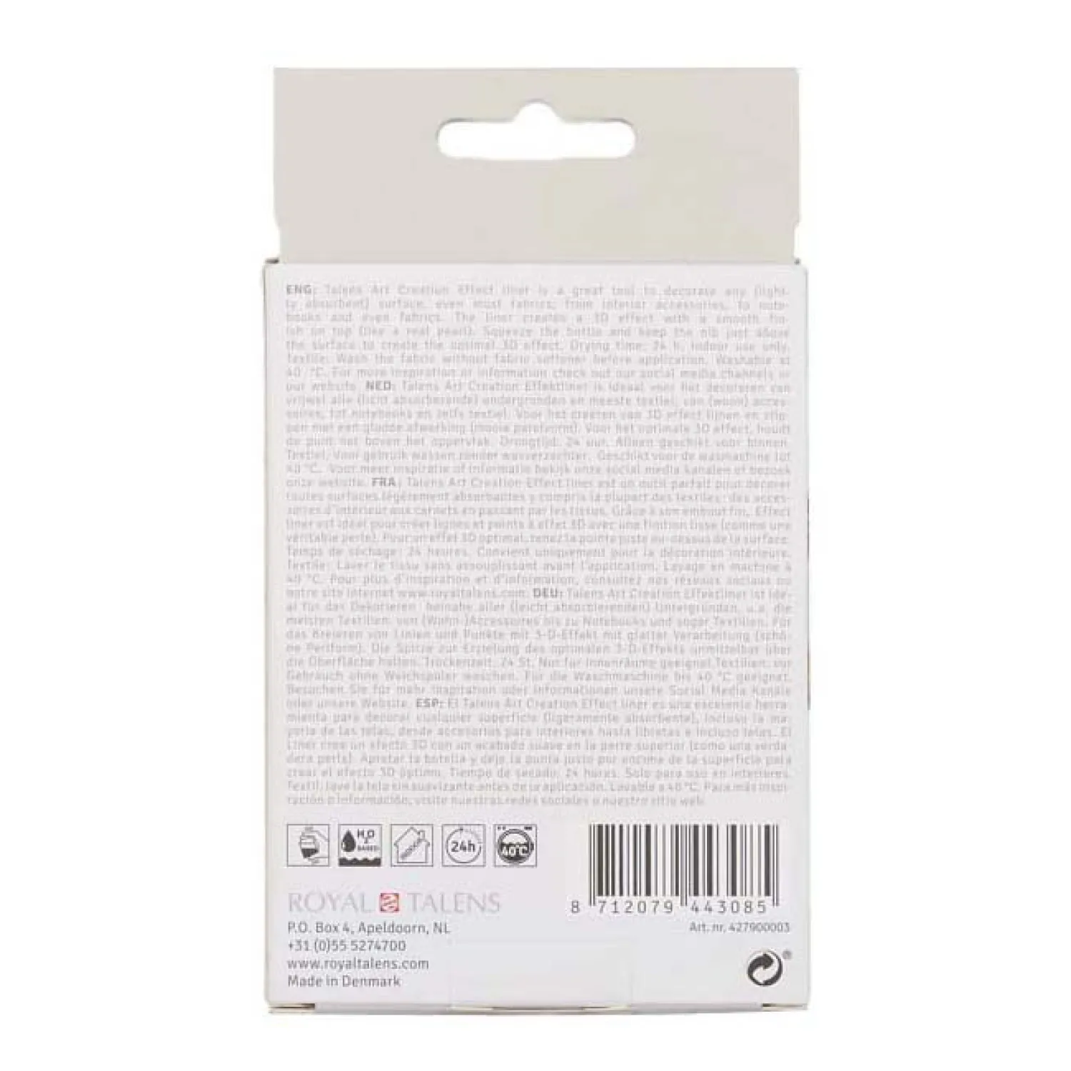 Art Creation Effektliner Set 4x28ml Neon-Talens Hot