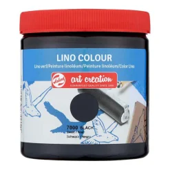 Art Creation Lino Verf Pot 250ml Zwart 7000-Talens Clearance