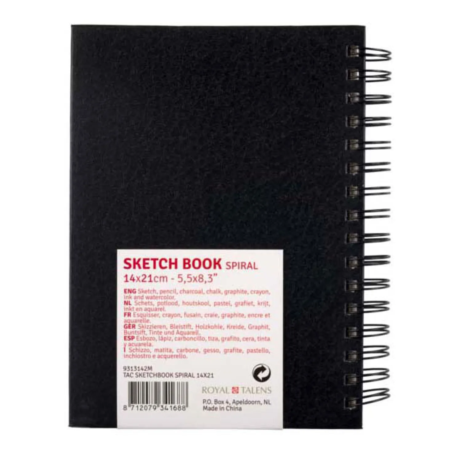 Talens Art Creation Schetsboek Spiraal 14x21cm 110 G 80V Online