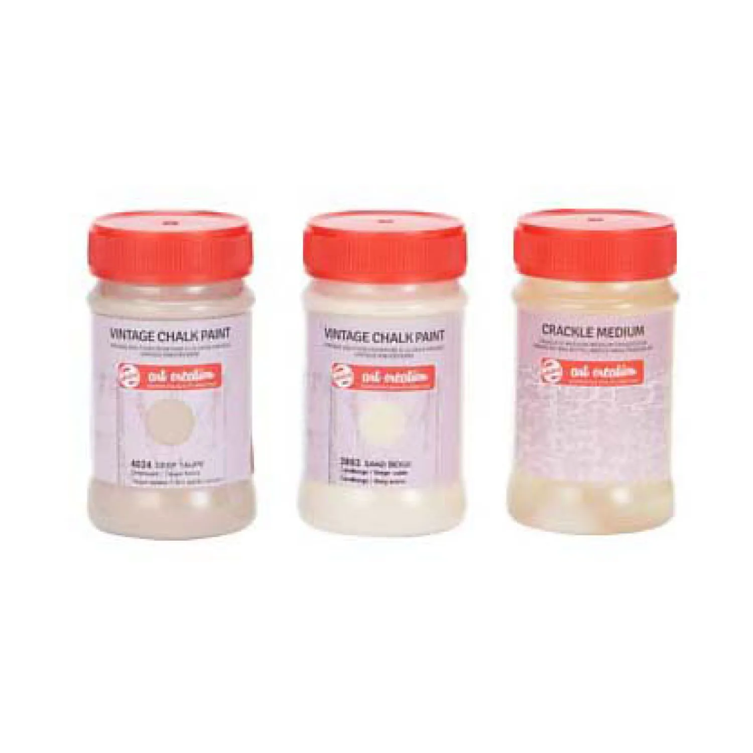 Art Creation Vintage Set 2 Beiges En Craquel-Talens Best