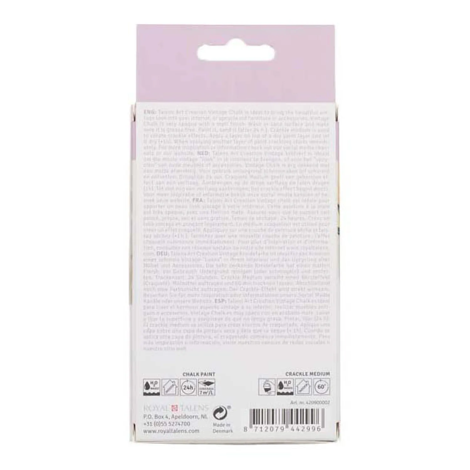 Art Creation Vintage Set 2 Beiges En Craquel-Talens Best