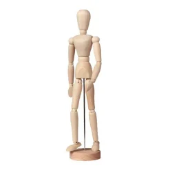 Ledenpop Man 30cm Blank Hout-Talens Hot