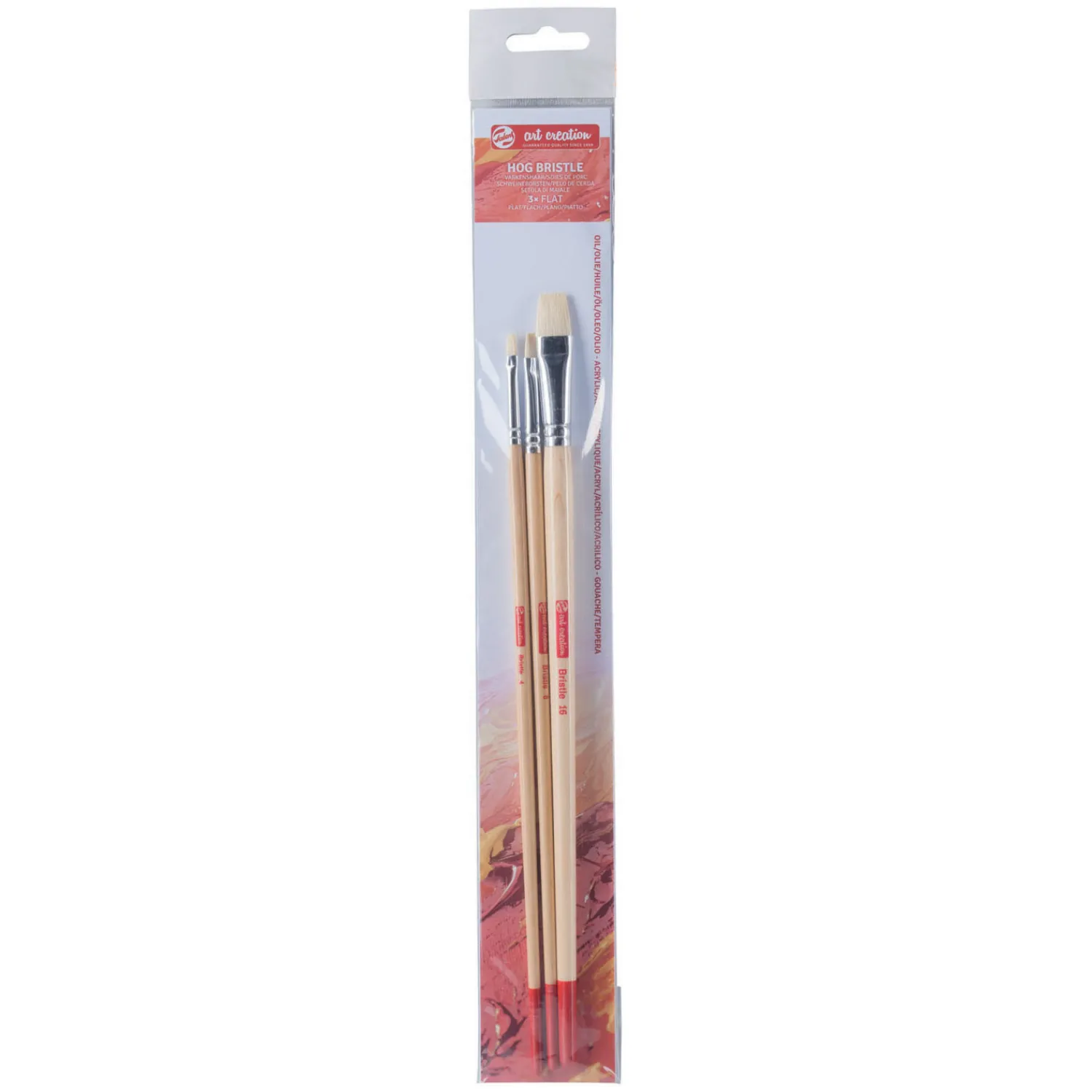 Talens Penselenset Plat, 3st. Clearance