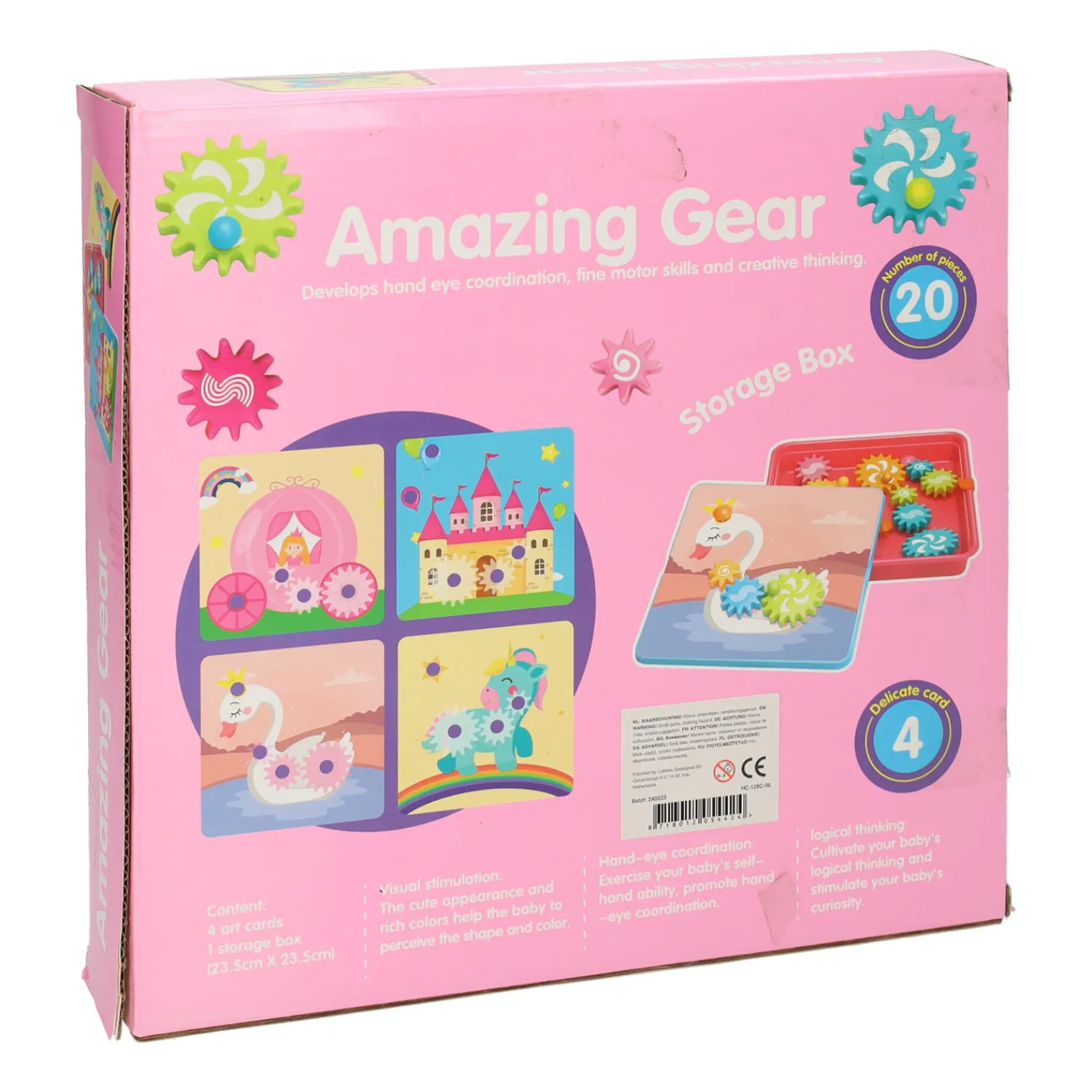 Tandwielenset Roze, 20dlg. Clearance