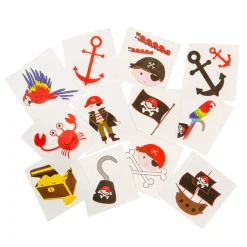 Duckiez Tattoos Piraat, 12st. Hot