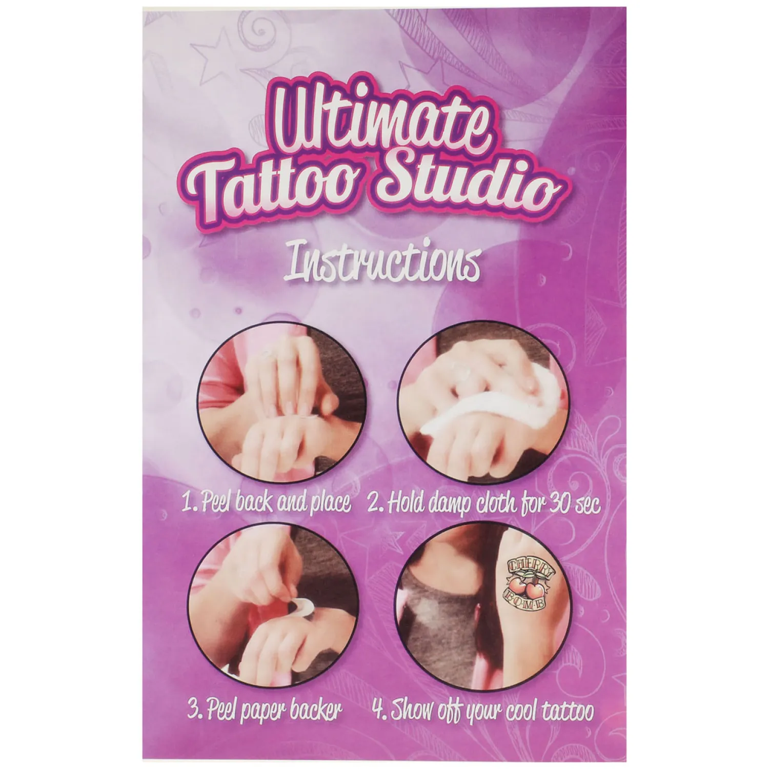 Tattoostickers met Glow in the Dark>Toi-Toys Hot