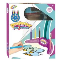 Teken Projector Blauw Paars, 11dlg.>