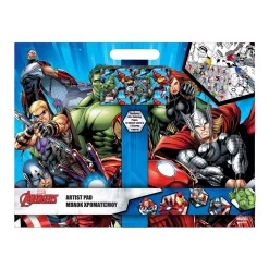Tekenblok Avengers met Stickers en 3 Krijtjes, 40 Vellen> Discount