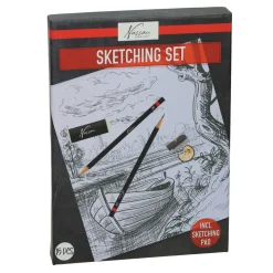 Tekenblok met Potloden en Puntenslijper, 15dlg>Creative Craft Group Sale