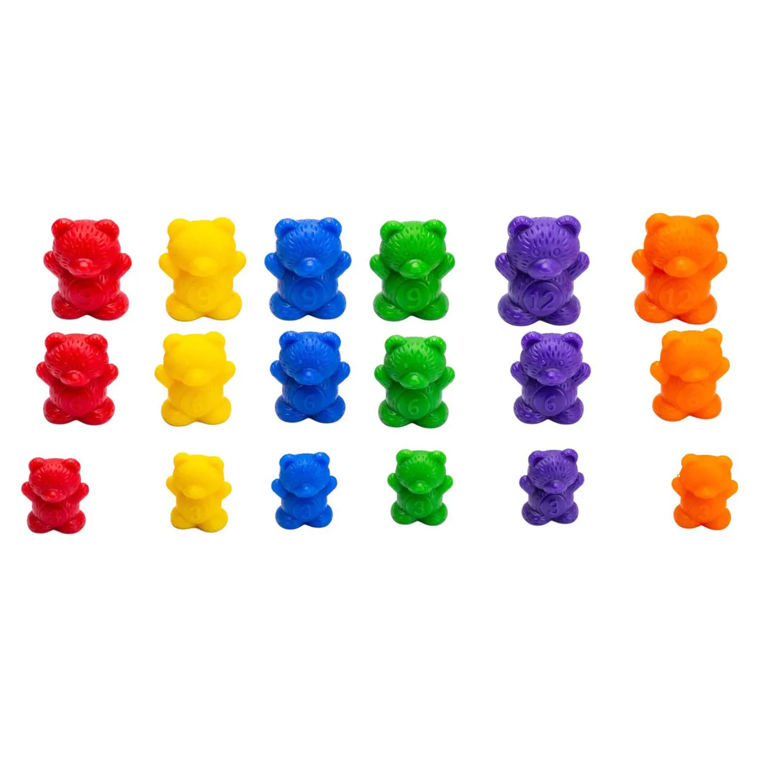 Tel- en Sorteerset met Beren - incl. 6 Bakjes Outlet