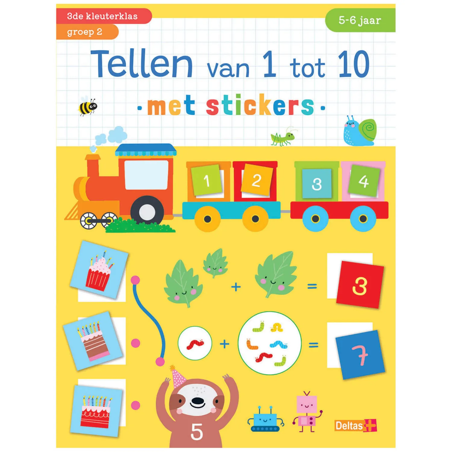Deltas Tellen van 1 Tot 10 met Stickers (5-6 j.) Sale