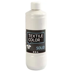 Creativ Company Textiel Color Verf - Dekkend Wit, 500ml