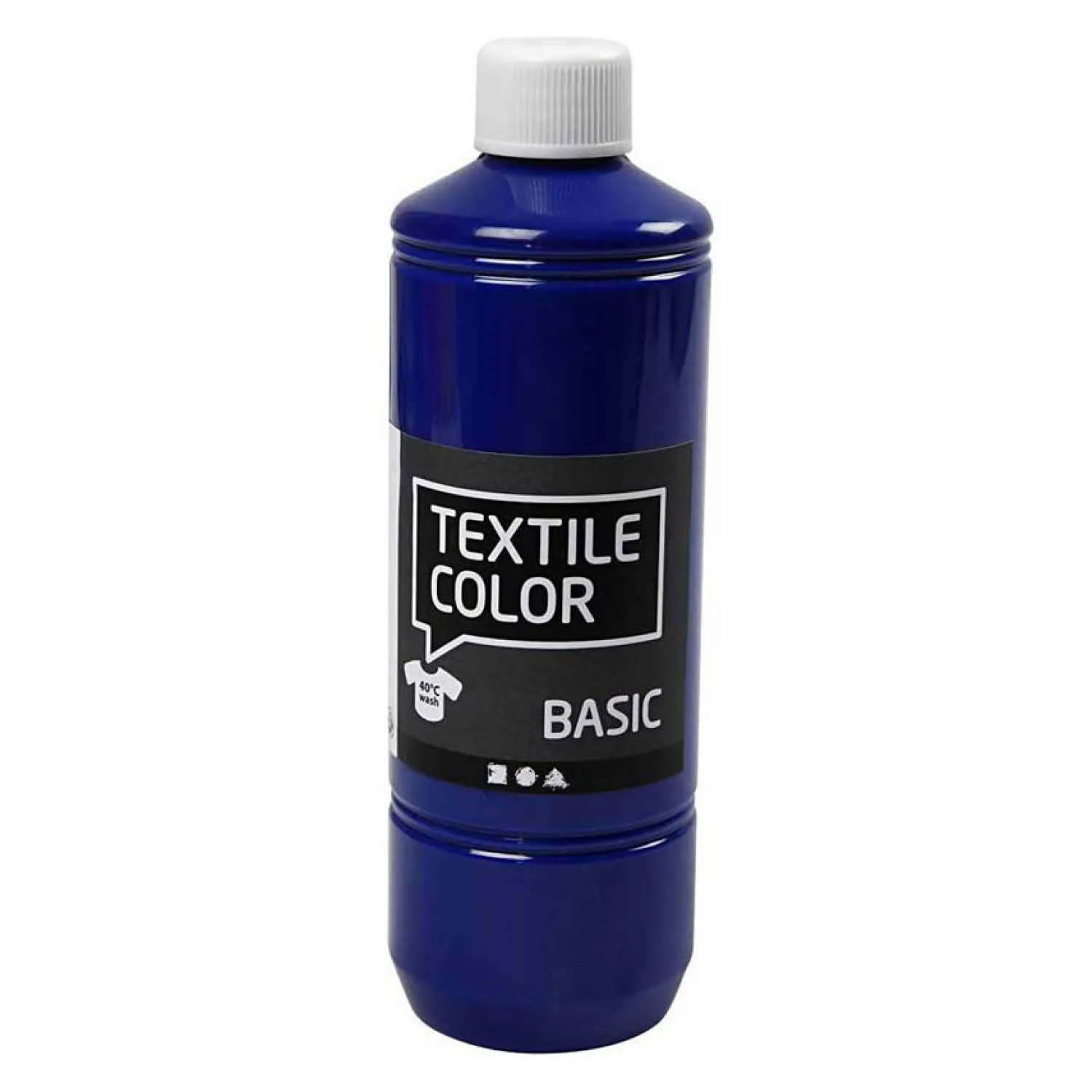 Textiel Color Verf - Primair Blauw, 500ml-Creativ Company Sale