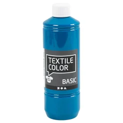 Textiel Color Verf - Turquoiseblauw, 500ml-Creativ Company Discount