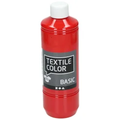 Textielverf - Rood, 500ml-Creativ Company Clearance