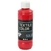 Creativ Company Textile Color Dekkende Textielverf - Rood, 250ml