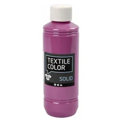 Creativ Company Textile Color Dekkende Textielverf - Fuchsia, 250ml Hot