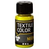 Creativ Company Textile Color Dekkende Textielverf - Neon Geel, 50ml Best