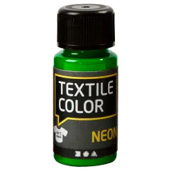 Textile Color Dekkende Textielverf - Neon Groen, 50ml>Creativ Company Sale