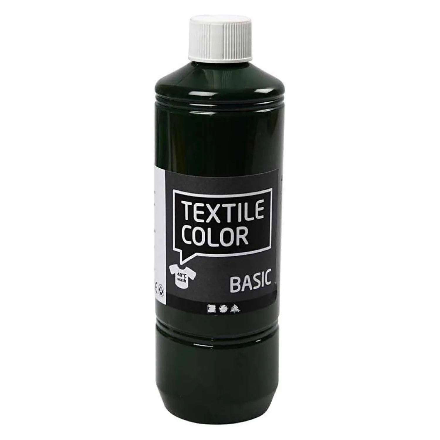 Creativ Company Textile Color Semi-dekkende Textielverf - Olijfgroen, 500ml Best