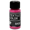 Textile Color Semi-dekkende Textielverf - Roze, 50ml>Creativ Company Hot