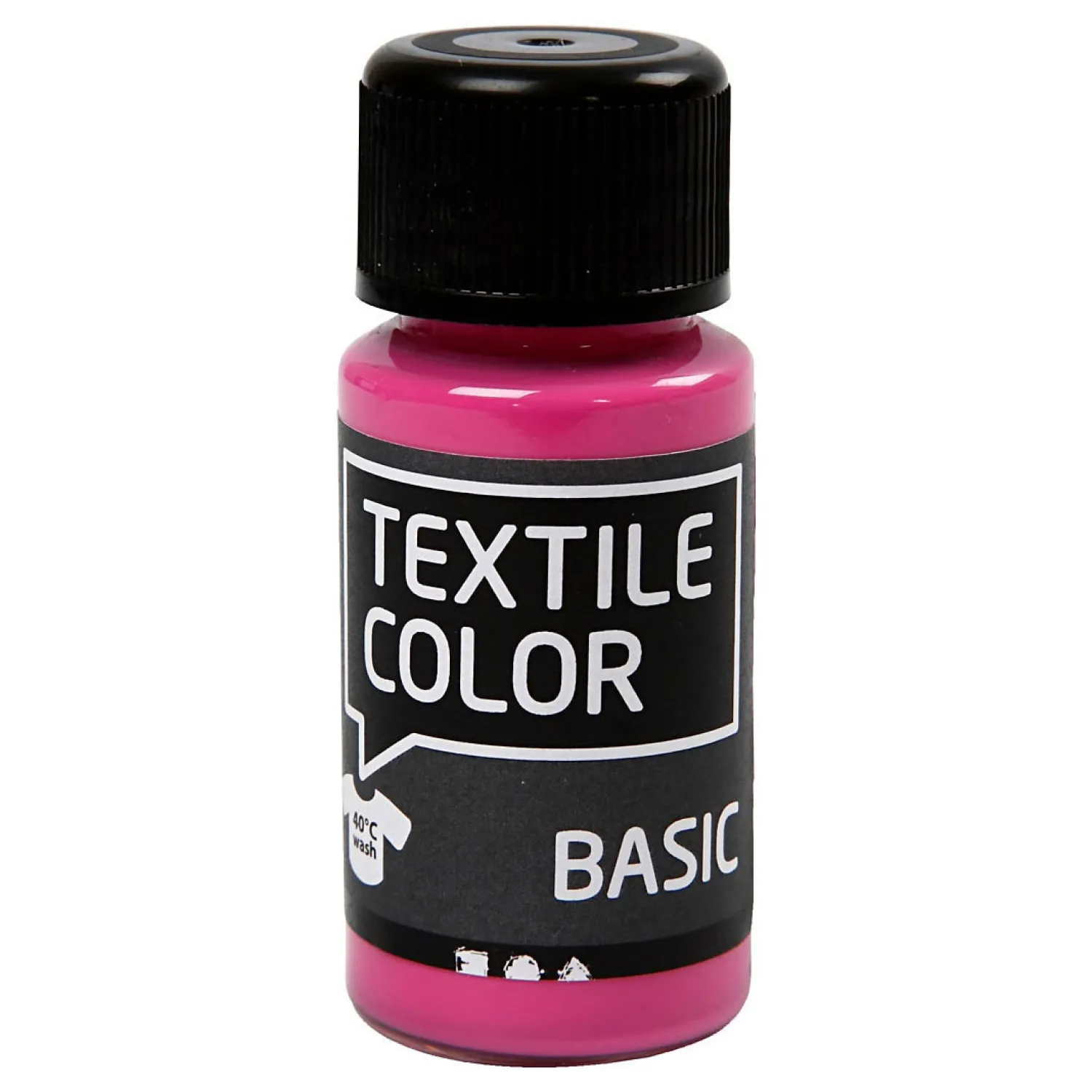 Textile Color Semi-dekkende Textielverf - Roze, 50ml>Creativ Company Hot