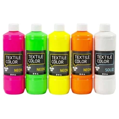 Textile Color Semi-dekkende Textielverf, 5x500ml>Creativ Company