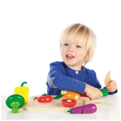 Houten Snijgroenten Speelset, 20dlg.-Tidlo Hot