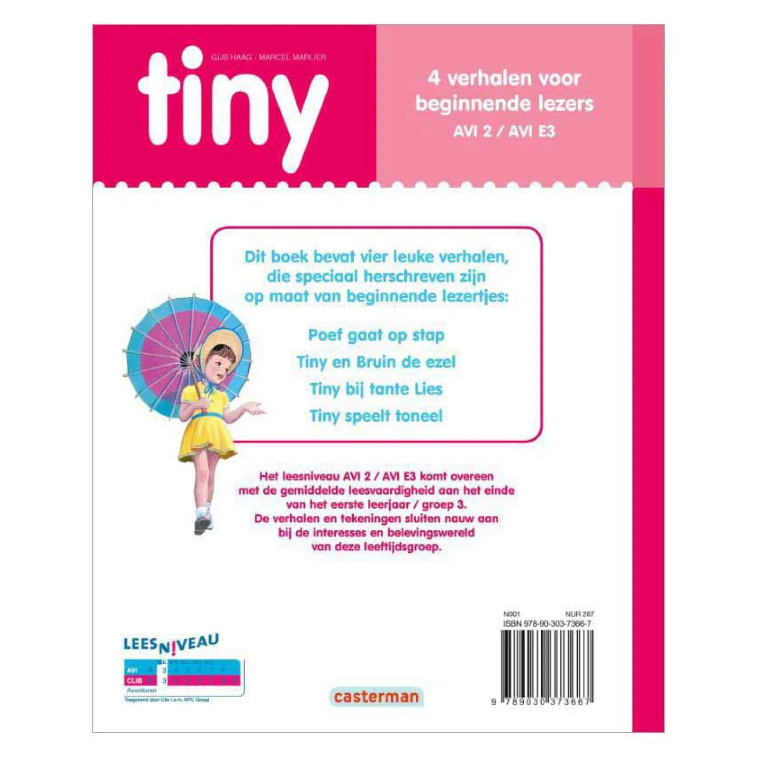 Tiny - 4 verhalen voor beginnende lezers - AVI 2 E3-Standaard Uitgeverij Clearance