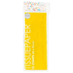 Tissuepapier 10 Vellen Geel, 50x70cm-Globos Sale