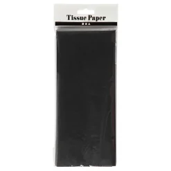 Creativ Company Tissuepapier Zwart 10 Vellen 14 gr, 50x70cm New