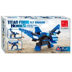 Titans Robot Bouwblokjes Bouwset 3-in-1- New