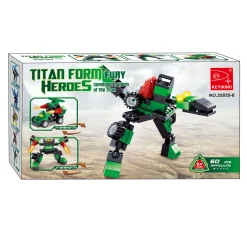 Titans Robot Bouwblokjes Bouwset 3-in-1- New