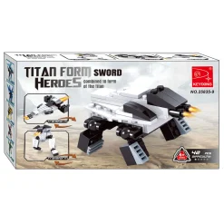 Titans Robot Bouwblokjes Bouwset 3-in-1- New