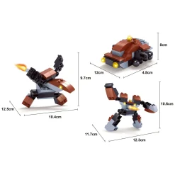 Titans Robot Bouwblokjes Bouwset 3-in-1- New