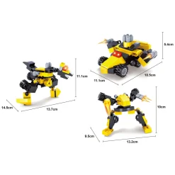 Titans Robot Bouwblokjes Bouwset 3-in-1- New