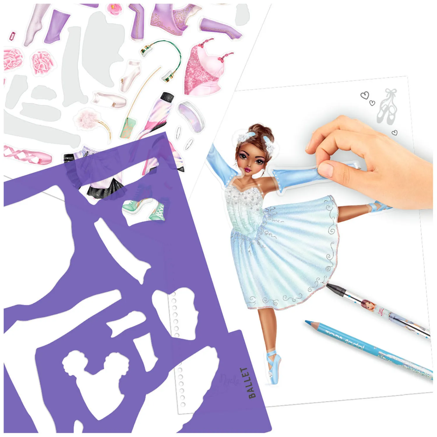 TOPModel Dance Kleurboek Best