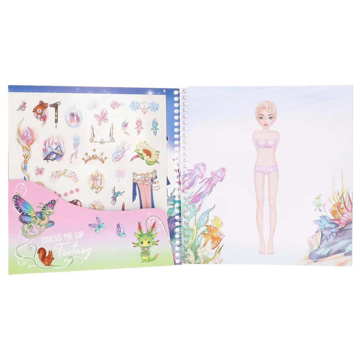 TOPModel Dress Me Up Fantasy Stickerboek Clearance