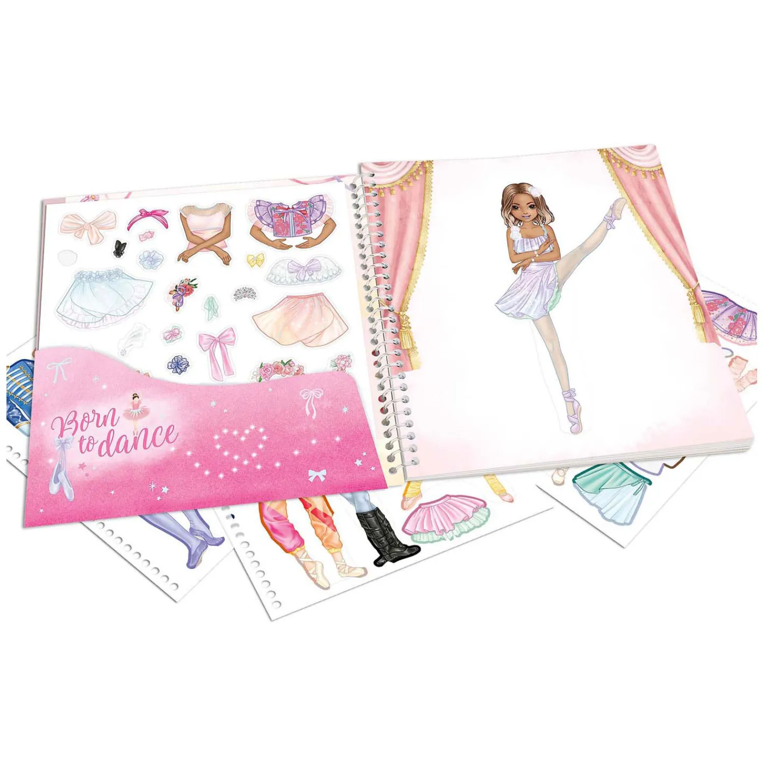 Dress Me Up Stickerboek Ballet>TOPModel Hot