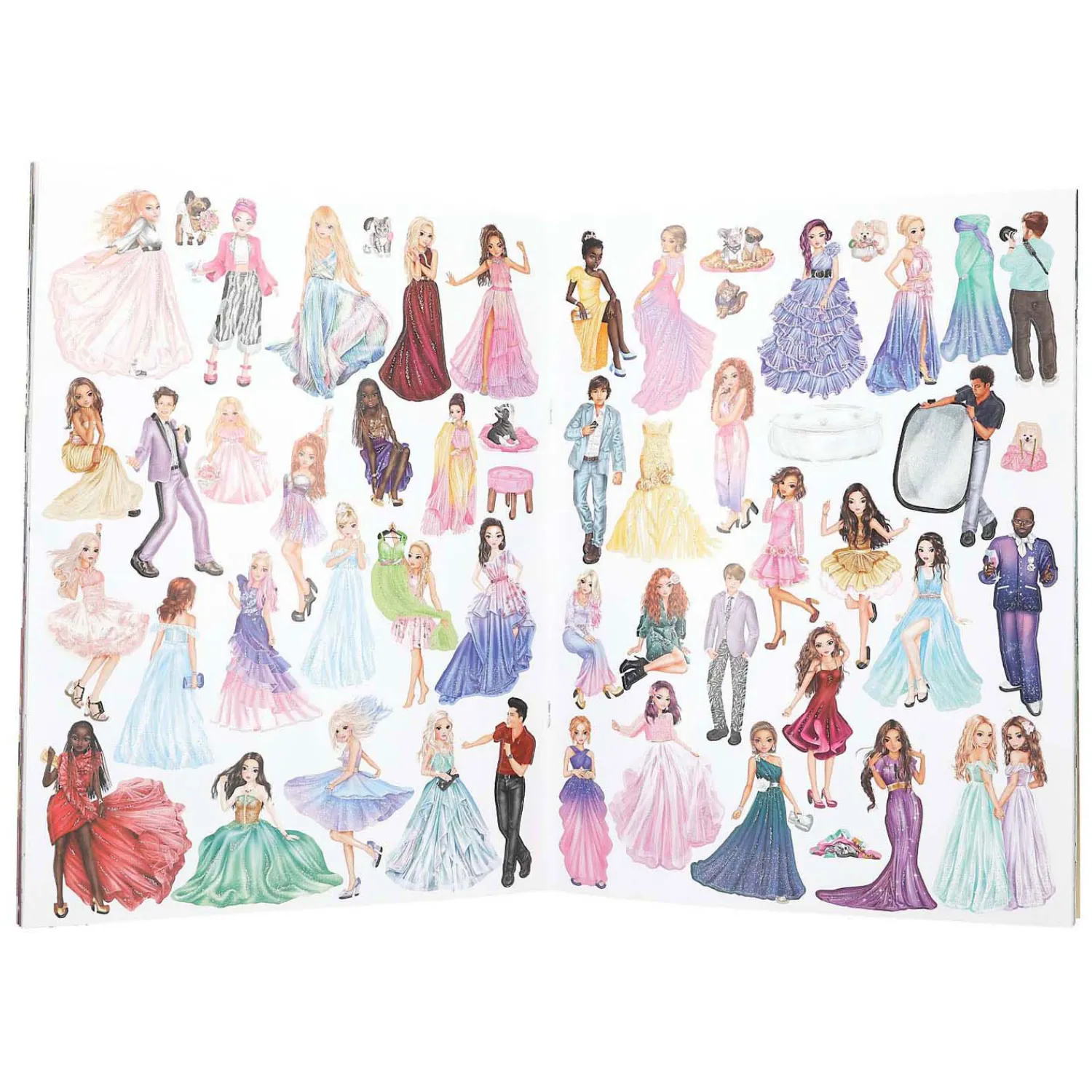 Glamour Stickerworld Stickerboek>TOPModel Discount