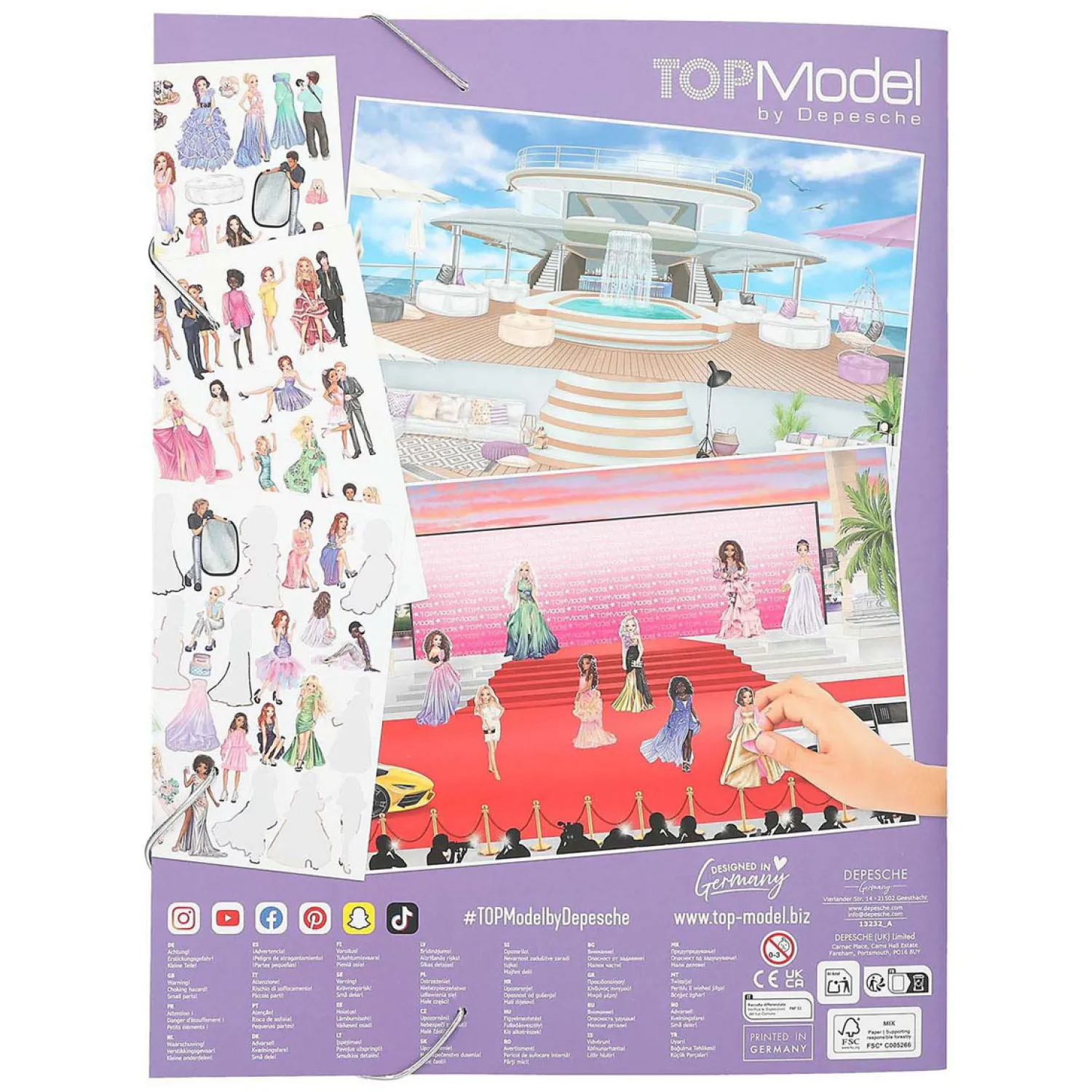 Glamour Stickerworld Stickerboek>TOPModel Discount